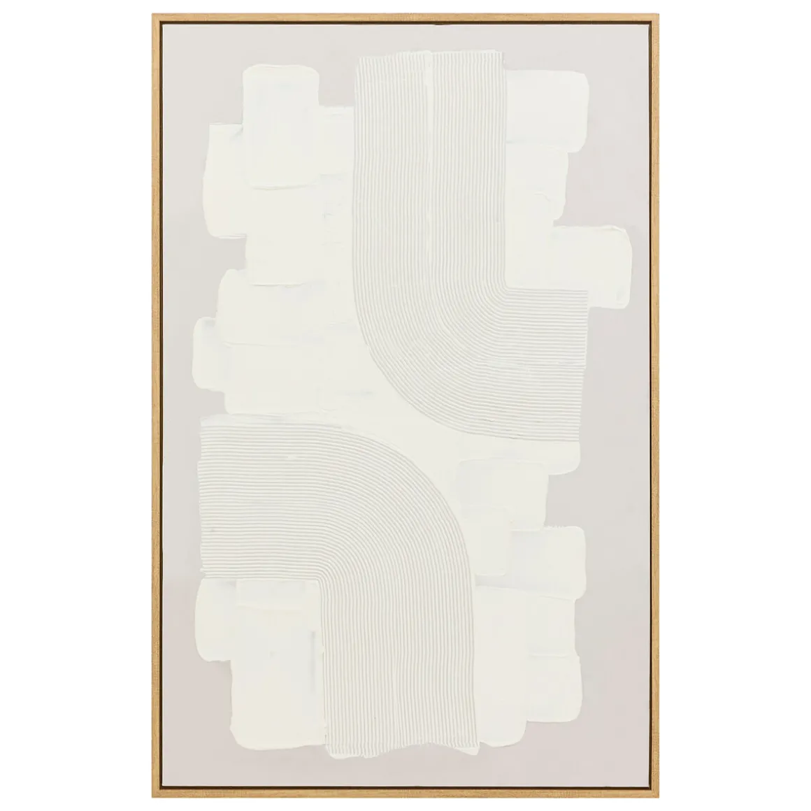 Toile peinte encadrée "Mahala"