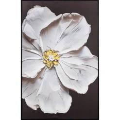 Toile peinte encadrée "Mao"