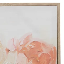 Toile peinte encadrée