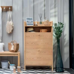 Vase long, verre recyclé