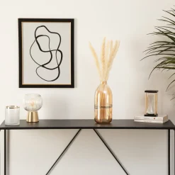 Vase plat "Line", verre