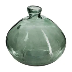 Vase rond verre recyclé